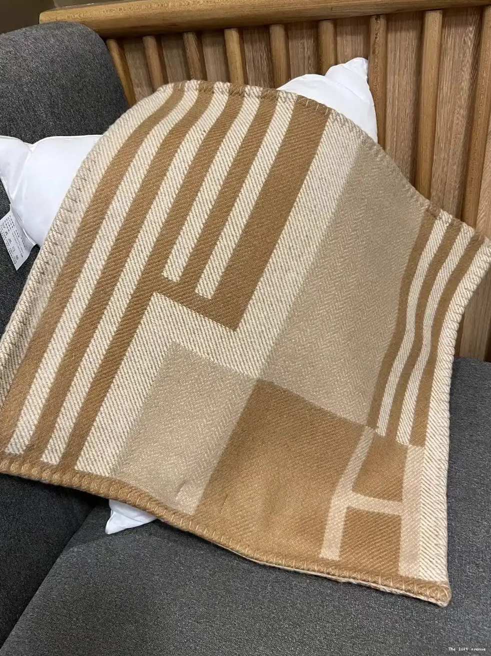 ITHAQUE THROW PILLOW HERMES WOOL 0504